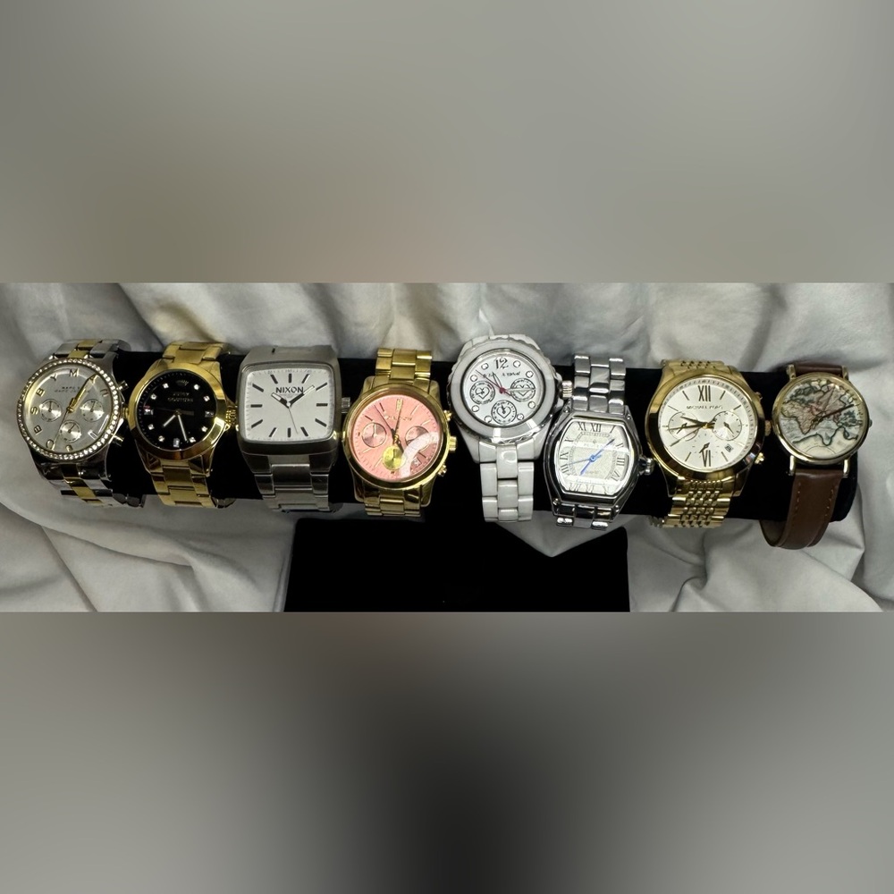 Bundle of 8 Women’s Watches Marc by Marc Jacobs, Juicy Couture, Nixon…